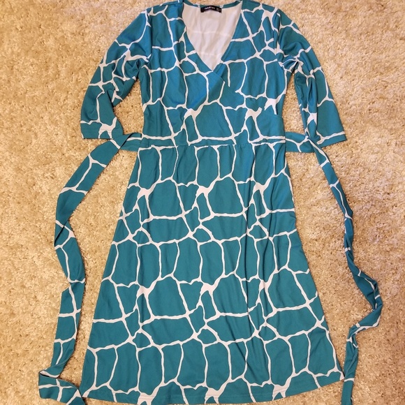 Patty Boutik Dress in Light Blue - Small - Picture 1 of 3